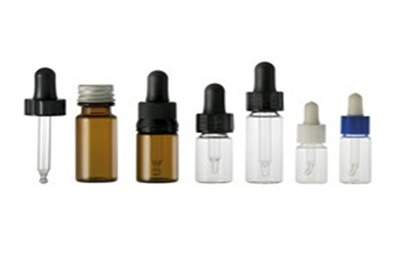 Essential oil vial Perfume vial <br> Glass droppers assembly  with cap and teat <br> Medical diagnostic droppers